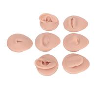 Saluaqui Modèle de Pratique du Corps en Silicone, Simulation de l'oreille, des Yeux, du Nez, de la Bouche, de la Langue et du Ventre pour les Débutants en Pratique et en Sculpture Artistique