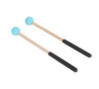 Saluaqui Paire de Maillets à Percussion Polyvalente avec du Caoutchouc et de l'érable pour les Tambours de Langue et les Xylophones - 22 Cm Compact et Léger pour les Concerts et les Performances
