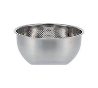 Saluaqui Panier de Vidange en Acier Inoxydable pour la Cuisine - Bassin de Tamis de Riz au Fond incliné et Lavage de Légumes, Anti- & Easy Cleaning, 22,5 Cm (304-large (deuxième génération)-26.0CM)