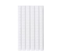 Saluaqui Pâte Adhésive Multifonction pour Ongles, 96 Grilles, Blanche, | Mastic blanc réutilisable à 96 grilles, forte adhérence pour nail art, photos, affiches, matériel sans retrait, utilisation