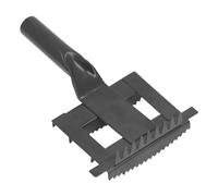 Saluaqui Peigne à Perte de Bétail en Métal avec une Poignée à Main Douce pour un Toilettage Doux et un Soulagement des Démangeaisons - Idéal pour les Chevaux, les Bovins et les Moutons, Noir (BLACK)