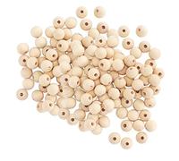 Saluaqui Perles en Bois Rondes Rustiques de 16mm, en Vrac, pour la Fabrication de Bijoux, Paquet de 40 Pièces, Matériaux Artisanaux (14mm-60pcs)