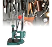 Saluaqui Petite Presse à Main JH 16, Outil de Poinçonnage Manuel pour l'artisanat du Cuir, Coupe de Tissu, Sertisseuse de Bureau pour Poinçonnage et Compression (Tête carrée JH-16)