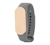 Saluaqui Pilulier à Ouverture Rapide à 360 °, Bracelet, Sangle Réglable, étui étanche avec Support de Tablette D'urgence pour Voyage, Usage Quotidien (Boîte à Tablette Beige Bracelet Gris)