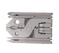 Saluaqui Pince Multi-outils avec Construction en Acier moulé, Tournevis Polyvalent, Porte-carte, Pince à Dénuder le Fil à Aiguille, clé en un Seul Outil Multifonction pour un Usage Domestique,