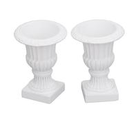 Saluaqui Planteurs de Colonne Romaine Miniature de Maison de Maison de Romaine - Planteurs de de Poupée en Résine à l'échelle 1:12 pour Décoration Intérieure/Extérieure et Tables de Mariage