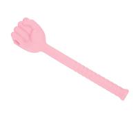 Saluaqui Poing Marteau Méridiens en Silicone Poignée Antidérapante Flexible Outil de Pat pour une Relaxation Complète Couleur Orange (PINK)