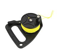 Saluaqui Reel de Plongée sous-Marine Portable avec Bouchon de Pouce pour la Plongée en Apnée Sports Nautiques sous-Marins | Reel de Pêche de avec Fil de Nylon Jaune 46 M et Contrôleur de Bobine