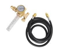 Saluaqui Régulateur de Pression Argon à Haute Précision avec Débitmètre pour le Soudage et la Coupe | Réglementation d'Argon en Laiton Robuste | Équipé Connexion CGA580 pour les Applications de