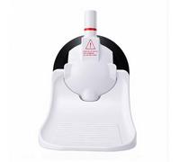Saluaqui Repose-Pieds de Rasage de Douche, Marche de Douche pour Jambes, Tabouret de avec Ventouse de 5 Pouces, Charge de 337 Lb, Ligne Rouge de sécurité, sans Perceuse pour Raser (5 pouces)