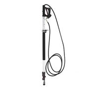Saluaqui Roundre de Pression Télescopique pour Le Nettoyage Ultime de la Gouttière et l'entretien des Maisons Polyvalents - Rétractable 5 Section Section Aluminium Alliage Puissance POURTURE