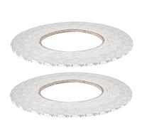 Saluaqui Ruban Adhésif Double Face Solide 50 M pour la Réparation d'écran LCD de Téléphone Portable 2 Pièces Ensemble 2 Mm/3 Mm/5 Ruban Adhésif Double Face Blanc Puissance de Maintien pour le