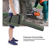 Saluaqui Sac de Tronçonneuse Lourde avec Tissu Oxford épaissi pour Stockage et Transport de la Tondeuse à Gazon - Box/Cover de Transport Vert avec Une Longue Conception à Glissière et Un Bandoulière