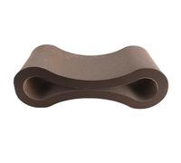 Saluaqui Salon de Gratteur de Chat Ergonomique avec Carton ondulé dans un Grain de Bois Léger pour Protéger les Meubles - un Pad Gratching et un Lit pour Toutes les Races pour Toutes les Races (BROWN)