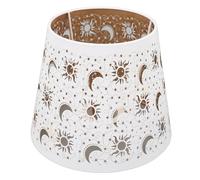Saluaqui Shade de Lampe Décorative avec Design de Fer Creux pour les Ampoules E27 E26, Motif de Lune de Sun Mode Scarved Lampe à, Abat-jour de Style Moderne pour Chambre ou Salon
