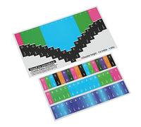 Saluaqui Sticker Kalimba Scale avec Décoration de Notes de Musique pour 17 Clés - Colorful Thumb Piano Note Stickers pour les Débutants avec des Personnages Clairs et une Bonne Adhérence (Piano du