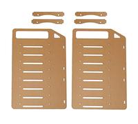 Saluaqui Support de Disque Dur de Bricolage avec Conception Multi-Couche pour Une Dissipation de Chaleur Améliorée et des Trous de Montage Précis, Un Matériau Acrylique pour Le Bureau, Prend en (8