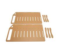 Saluaqui Support de Disque Dur de Bricolage avec Conception Multi-Couche pour Une Dissipation de Chaleur Améliorée et des Trous de Montage Précis, Un Matériau Acrylique pour Le Bureau, Prend en (10