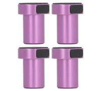 Saluaqui Universal 4PCS Banc en Alliage en Aluminium avec des Coussinets sans Glissement pour le Travail du Bois, des Arrêts de Table de 19 Mm, des Luminaires de Serrage Violet