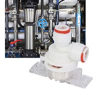 Saluaqui Vanne d'arrêt de l'eau Automatique 3/8 "DN10 pour les Systèmes d'osmose Inverse RO, 304 Matériau en Acier Inoxydable et POM, Protection Anti-fuite pour les Purificateurs 'eau