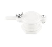 Saluaqui Vanne de Porte de Pointe de Miel en Plastique Premium avec Vis en Acier Inoxydable pour l'apiculteur (WHITE)