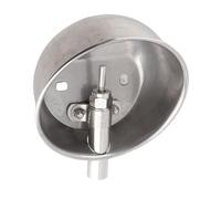 Saluaqui Waterer de Cochon Automatique - Enthétique en Acier Inoxydable épaissis avec Un Système de Soupape, Dispensateur de Bol à Eau Potable de Vache pour Granges et Pâturages, 13x8 Cm (Moyen