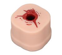 Saluaqui Wound Packing Trainer Silicone Bleed Control Kit | boîte de rangement portable en silicone de simulation idéale pour la formation aux interventions d\'urgence comprend un