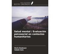 Salud mental / Evaluación psicosocial en contextos humanitarios