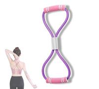 Saludea Resistance Band, 2025 New Resistance Bands 8 Figure Shaped Tension Rope Shoulder Elastic Band, for Arms and Shoulders Stretch, for Full-Body Workouts, Home, Gyms (Purple)