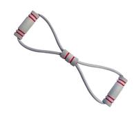 Saludea Resistance Band with Handles, Figure 8 Stretch Fitness Strap for Full-Body Workouts, Strength Training, Flexibility, Home Gym & Travel Exercise Equipment