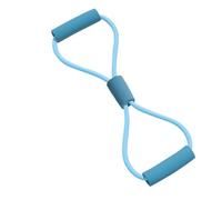 Saludea Resistance Band with Handles, Figure 8 Stretch Fitness Strap for Full-Body Workouts, Strength Training, Flexibility, Home Gym & Travel Exercise Equipment