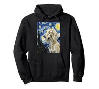Saluki Chien Nuit étoilée Van Gogh Art Canine Sweat à Capuche