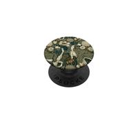 Saluki Dog Floral Inspiré par William Morris PopSockets PopGrip Adhésif