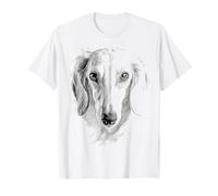 Saluki Dog Illustration pour animal domestique Motif Saluki T-Shirt