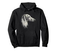 Saluki Dog Motif Animal Domestique Saluki Sweat à Capuche