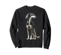 Saluki Dog Motif Animal Domestique Saluki Sweatshirt