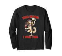 Saluki Yoga ou Wine I Feel Fine - DIGOR Funny Manche Longue