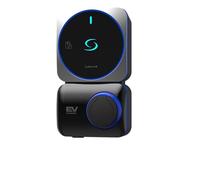 SALUS Controls EV11EU Wallbox Station de charge EV triphasée 11 kW avec prise de type 2, application Wi-Fi et accès NFC, mode 3, pour intérieur et extérieur, 3 cartes NFC incluses