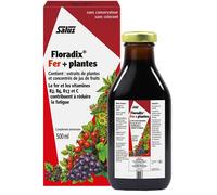 Salus Floradix Fer + Plantes - Formule Liquide Riche en Fer - Enrichi en Vitamine C pour une Meilleure Absorption - 500 ml