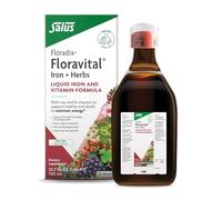 Salus Pharma - Complément alimentaire Floradix Floravital - Fer + Plantes, Vitamine C - 250 ml
