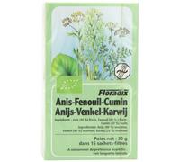 Salus Organic Aniseed Fennel Caraway Herbal 15 Teabags (Pack of 6, Total 90 Teabags)