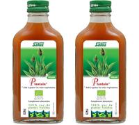 Salus - Plantain BIO - Complément Alimentaire à Base de Sucs de Plantes Fraîches - Aide à Faciliter la Respiration et à les Irritations de la Gorge - Végan - 200 ml (Lot de 2)