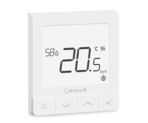 SALUS SQ610 Quantum Thermostat d'ambiance ultra plat Blanc
