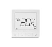 SALUS SQ610RF Contrôleur de température avec capteur d'humidité, alimenté par batterie