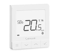 Salus SQ610RF Quantum Thermostat sans Fil, Ultra-Slim, Grand Écran Rétro-éclairé, Capteur d’Humidité