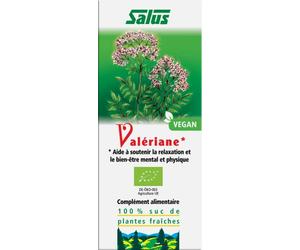 Salus - Valériane BIO - Complément Alimentaire à Base de Sucs de Plantes Fraîches - Contribue à Augmenter la Qualité du Sommeil et à un bon équilibre nerveux - Végan 200 ml