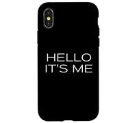 Salut C'est Moi! Paroles Chanson Citation Musicale Phrase Coque pour iPhone X/XS