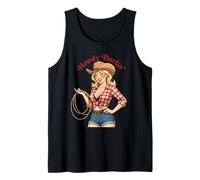 Salut Darlin Cowgirl Wink Lasso Wild West Vintage Débardeur