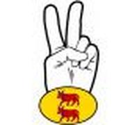 Salut De Motard Béarnais 64 (15x7,2cm) - Sticker/Autocollant