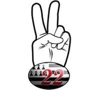 salut de motard breton 22 (15x7,2cm) - Sticker/autocollant G